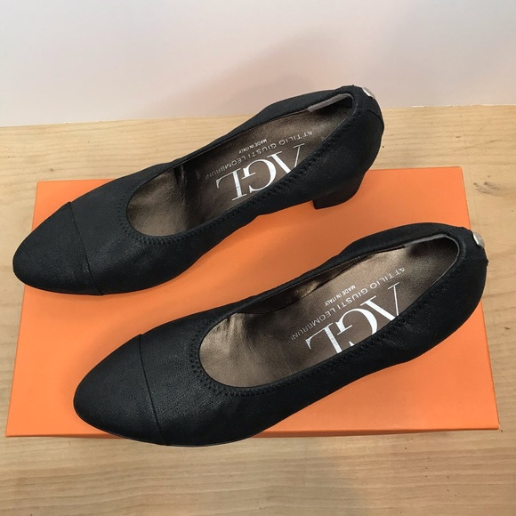 Attilio Giusti Leombruni Fancy Black Heel - Picture 1 of 4